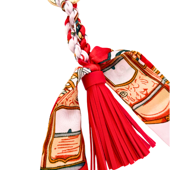 Red tassel charm